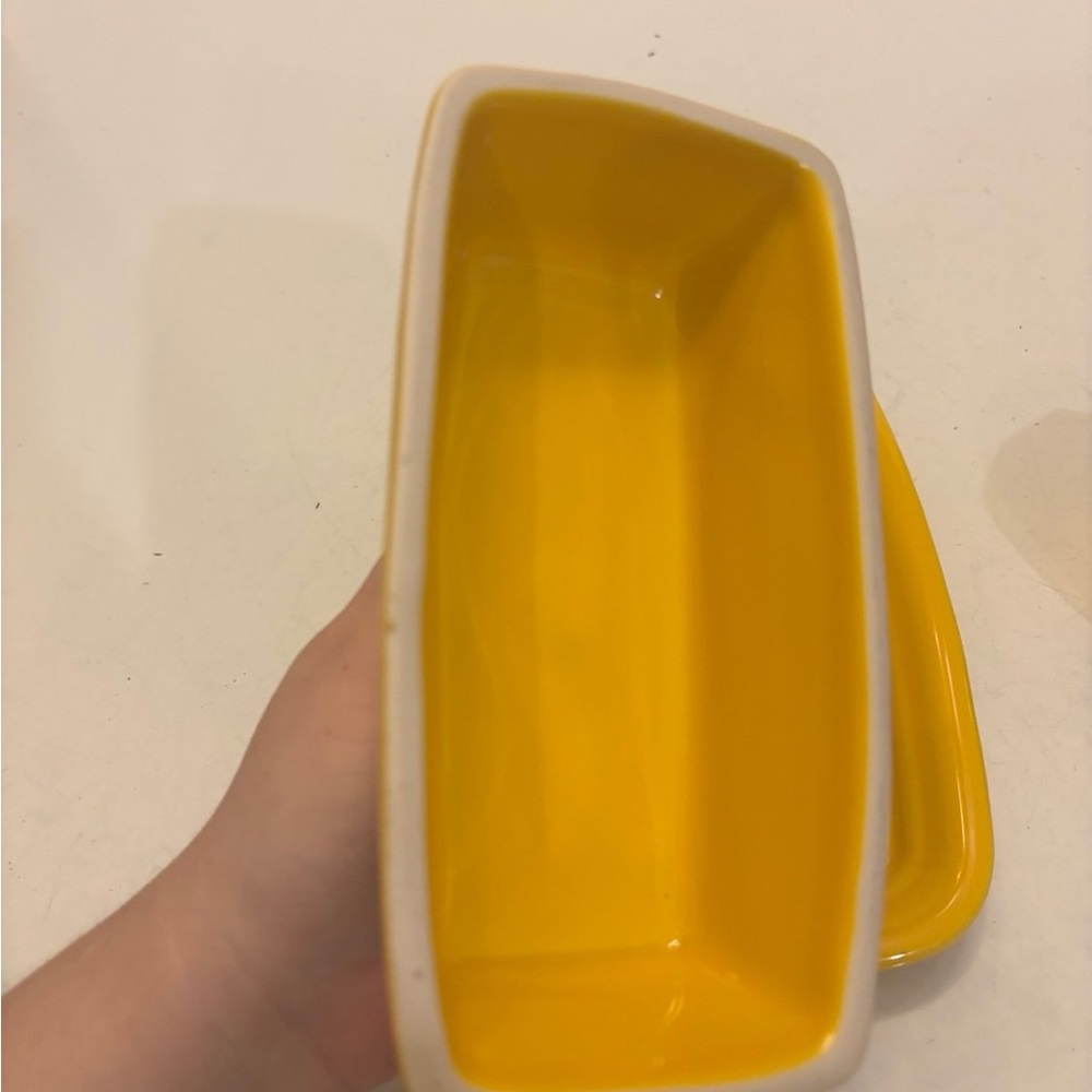 Fiesta ware Butter Dish XL in Sunflower - Picture 9 of 11